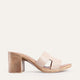 Fresia Genuine Leather Women Sandals Beige