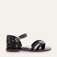 Amora Genuine Leather Women Sandals Black