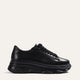 Amores Genuine Leather Women Sneakers Black