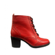 Hilsa Genuine Leather Red Boots