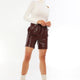Norma Brown Leather Shorts Women