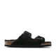 Arizona Shearling Black Suede Leather/shearling Narrow