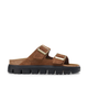 Birkenstock Arizona Chunky Dark Tea Suede Leather Narrow