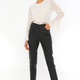 Joel Mat Navy Blue Leather Pants Women