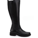 Miretta Genuine Knee High Leather Black Boots