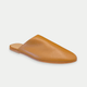 Carey Tan Leather Mule Shoes