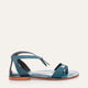 Electra Genuine Leather Women Sandals Turquoise