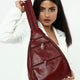 Jeyka Crystal Backpack Maroon Bag
