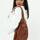 Jeyka Crystal Backpack Tan Bag
