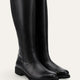 Miretta Genuine Knee High Leather Black Boots