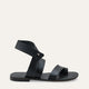 Laura Genuine Leather Women Sandals Black