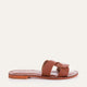 Celeste Genuine Leather Women Sandals Tan