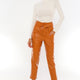 Soho Saffron Leather Pants Women