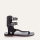 Gabrielle Genuine Leather Women Sandals Black