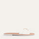 Rosa Genuine Leather Women Sandals White