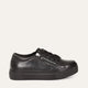 Persisu Genuine Leather Women Sneakers Black