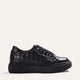 Cecilia Genuine Leather Women Sneakers Black