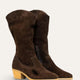 Trapani Genuine Suede Brown Boots