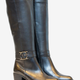 Varese Genuine Knee High Leather Black Boots