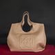 Alexandra Leather Bag Beige