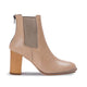 Asila Genuine Leather Beige Boots