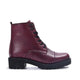 Asia Genuine Leather Burgundy Boots
