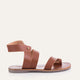 Laura Genuine Leather Women Sandals Tan