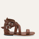 Ottavia Genuine Leather Women Sandals Tan