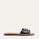 Rosa Genuine Leather Women Sandals Black