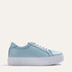 Bily Genuine Leather Women Sneakers Blue