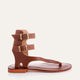 Gabrielle Genuine Leather Women Sandals Tan