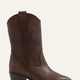 Rosie Genuine Leather Chocolate Boots