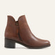 Noemie Genuine Leather Brown Boots