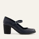 Sloane Genuine Leather Women Shoes Navy Blue