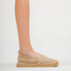 Grace Genuine Leather Beige Suede Shoes Women
