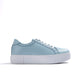 Bily Genuine Leather Women Sneakers Blue