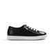 Zip Genuine Leather Women Sneakers Black