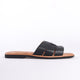 Begonia Genuine Leather Women Sandals Black