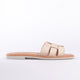 Begonia Genuine Leather Women Sandals Beige