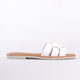 Begonia Genuine Leather Women Sandals White