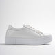 Bily Genuine Leather Women Sneakers White
