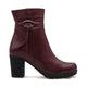 Tivora Genuine Leather Burgundy Boots