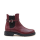 Castella Genuine Leather Burgundy Boots
