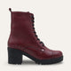 Crotone Genuine Leather Burgundy Boots