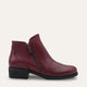 Vareli Genuine Leather Burgundy Boots