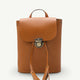 Azalea Genuine Tan Leather Backpack