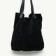 Elowen Black Suede Leather Bag