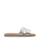 Aurelia Genuine Leather Women Sandals Silver