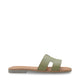 Aurelia Genuine Leather Women Sandals Green