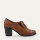 Elara Genuine Leather Women Shoes Brown